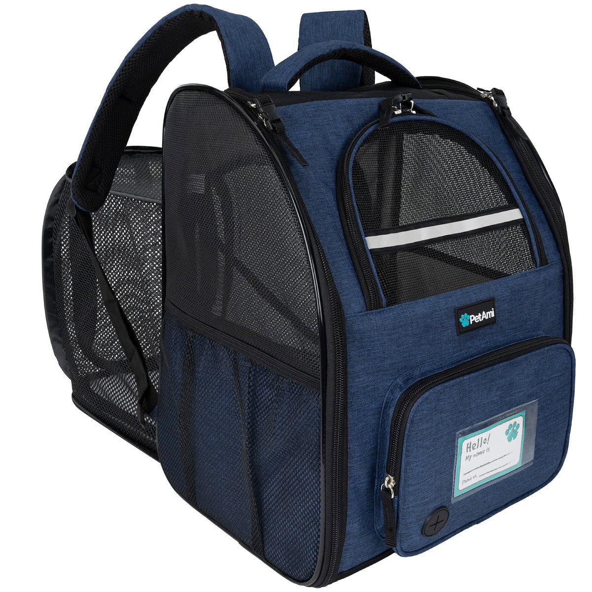 PetAmi Expandable Dog Cat Backpack Carrier, Airline Approved - Image 1