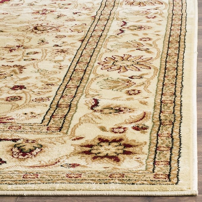 SAFAVIEH Lyndhurst Collection Runner Rug - 2'3" x 16', Ivory & Ivory, Traditional Oriental Design, Non-Shedding & Easy Care, Ideal for High Traffic Areas in Living Room, Bedroom (LNH212L)