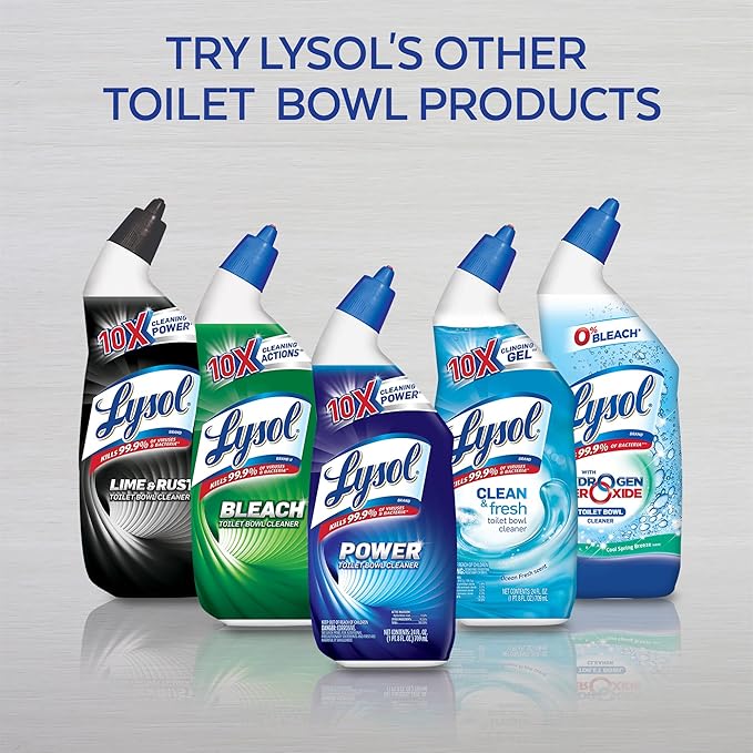 Lysol Toilet Bowl Cleaner, 24 Ounces (Atlantic Fresh Scent)