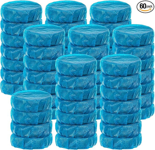 G · PEH Automatic Toilet Bowl Cleaners Tablets, Long Lasting Toilet Bowl Cleaners Tablets Blue Toilet Tank Cleaner Tablets for Freshening & Cleaning for Bathroom 60 Pack