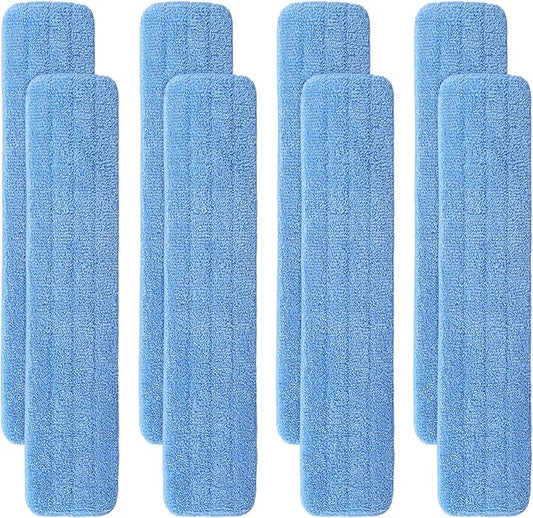 36" Microfiber Pad for Rubbermaid Commercial 36 Inch Mop Head - 8 Pack Replacement Wet & Dry Commercial Reusable Cleaning Mop Refills Fit for Any Microfiber Flat Mop System 36"