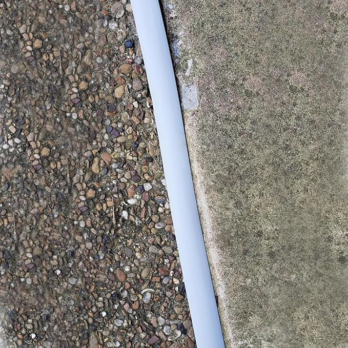 Flexible EPDM Rubber Strip (50 ft Long and 1/2 inch Wide) for Concrete Crack Repair and Replacement - Weather and Aging Resistant Expansion Joint Filler for Driveways and Sidewalks