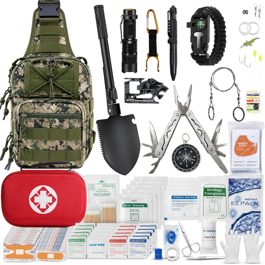 Survival Kit Emergency Supplies 298 Pcs - First Aid - Image 1