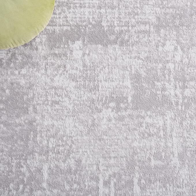 SAFAVIEH Amelia Collection Runner - 2'2" x 8', Ivory & Stone Grey, Modern Abstract Design, Non-Shedding & Easy Care, Ideal for The Living Room, Dining, Bedroom (ALA700E)