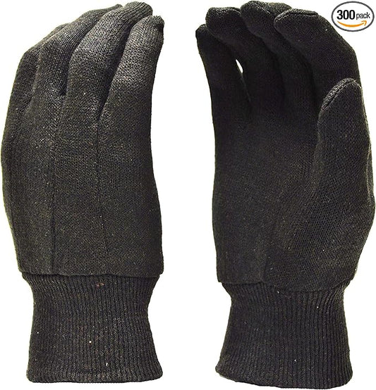 G & F Products unisex adult Regular work gloves, Black, Large sold by Case 300 Pairs US