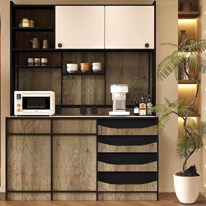 BOMENG Extra Wide Brown Wood Contact Paper Peel and Stick Wallpaper 24"x197" Self Adhesive Rustic Matte Wood Look Wallpaper Waterproof Wood Grain Vinyl Wrap Removable Walls Shelf Drawer Desk