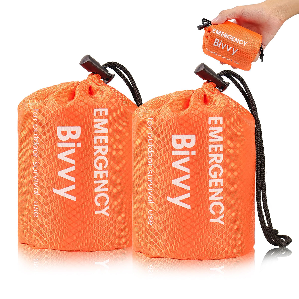 Deecam Emergency Sleeping Bags, Survival Mylar Thermal Bivy Sack - Image 1