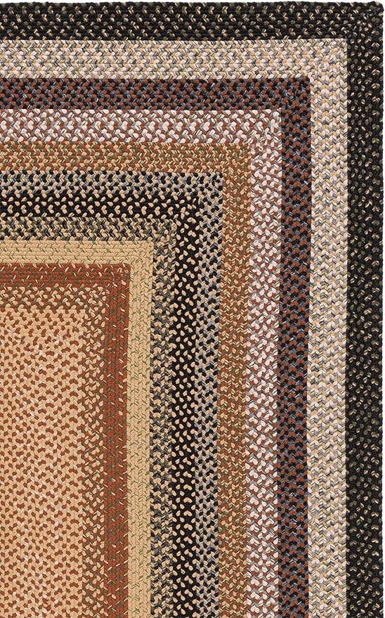 SAFAVIEH Washable Rug Outdoor Braided Collection - 2'3" x 12' Runner, Multi, Handmade & Reversible, Non-Shedding & Easy to Clean, Ideal for Patio, Backyard, Mudroom (BRD308A)