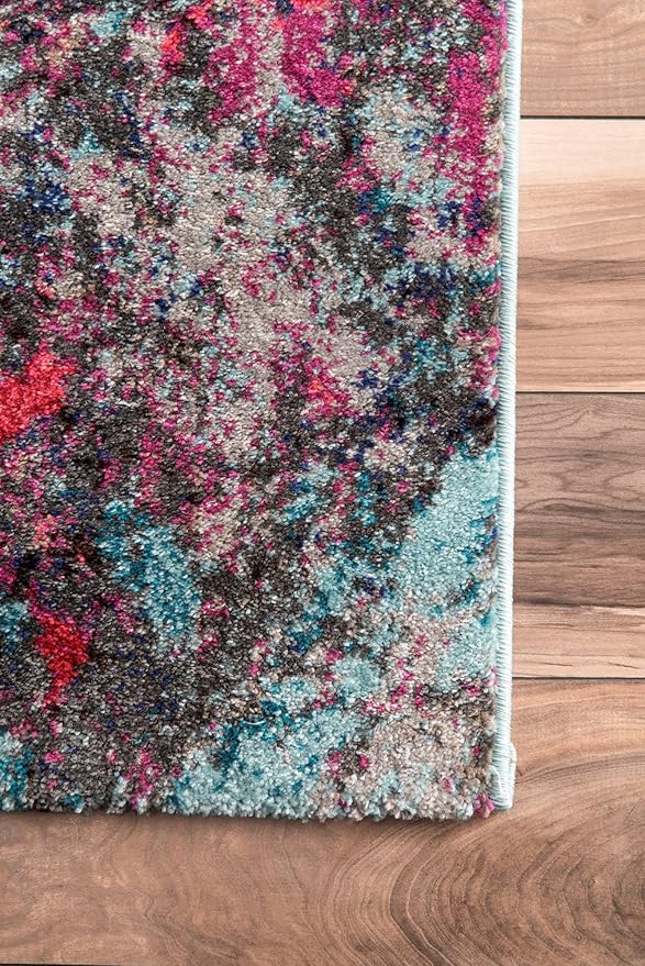 nuLOOM Reva Colorful Abstract Area Rug, 9x12, Multi