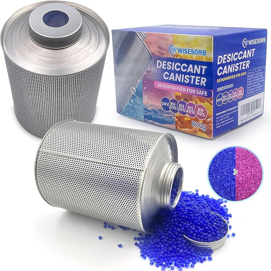 800 Gram 16 Pack Gun Safe Dehumidifier, 1.77 LBS Rechargeable Dehumidifier Blue to Pink Silica Gel Desiccant Moisture Absorbers, Dehumidifiers for Room, Bedroom, Safe, Closet, Bathroom, Car