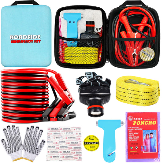 YILAIRIOU Car Emergency Roadside Tool Kit, Auto Emergency - Image 1