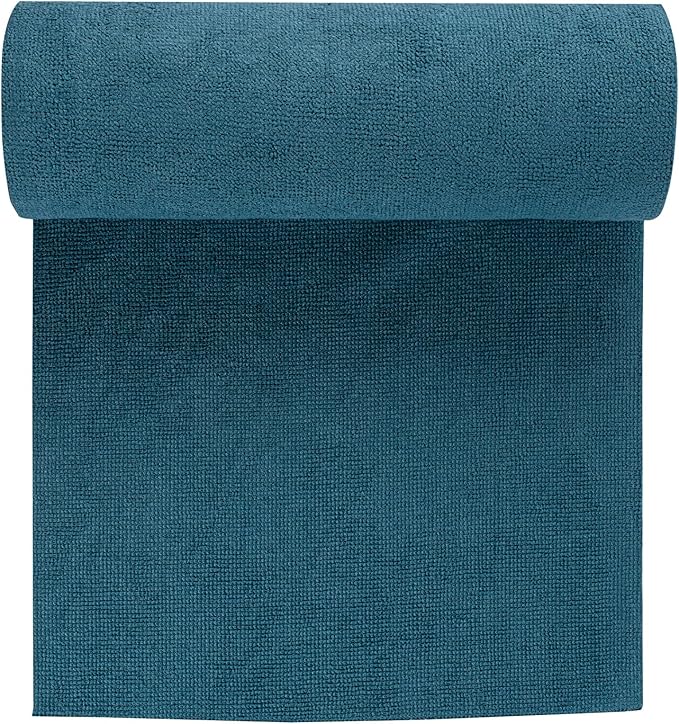 Restaurantware-Clean Tek Professional 11.8 x 11.8 Inch Microfiber Towel Rolls, 300 Reusable Towel Rolls - Tear Away, Perforated, Teal Microfiber Cleaning Roll, For All The Cleaning Tasks