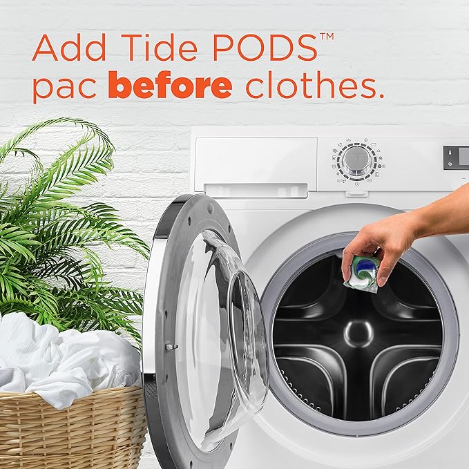 Tide Power Pods Sport Laundry Detergent Pacs, 25 Count, Advanced Sweat + Stain Fighter