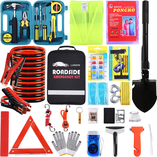 Roadside Emergency Car Kit, Safety Car Kit - Image 1
