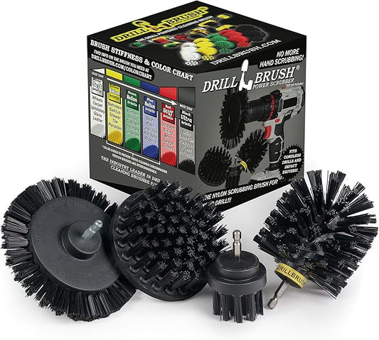 BBQ Grill Brush and Crevice Cleaning Tool for Household Use - Multi-Function Rotating Crevice Cleaning Brush with Ultra Stiff Bristles for Cleaning Gas Grills, Electric Smokers, and Fireplace Grates