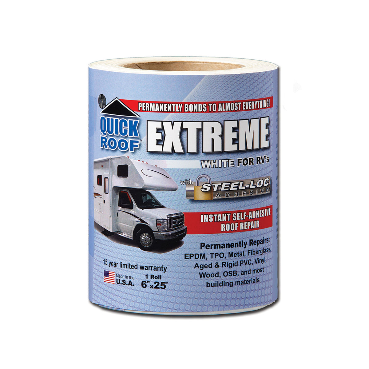 UBE625 Quick Roof Extreme White 6" x 25' - Image 1