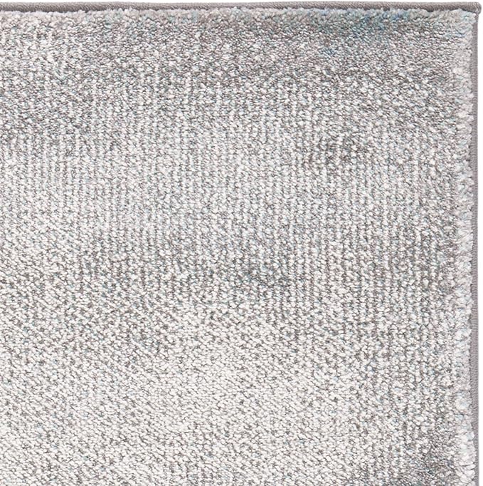 SAFAVIEH Galaxy Collection Area Rug - 6'7" Square, Blue & Grey, Modern Abstract Design, Non-Shedding & Easy Care, Ideal for High Traffic Areas in Living Room, Bedroom (GAL117M)