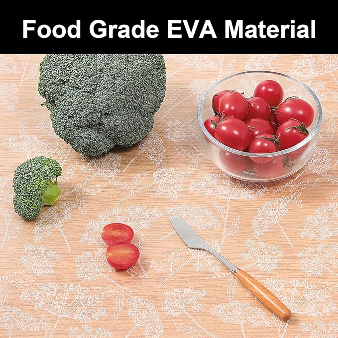 Cooyes Shelf Liners for Kitchen Cabinets, Refrigerator Liners Waterproof & Oil-Proof Kitchen Cupboard Liner Drawer Mats EVA Material Non Adhesive Fridge Liner for Shelves（11.8" W x 236" L）