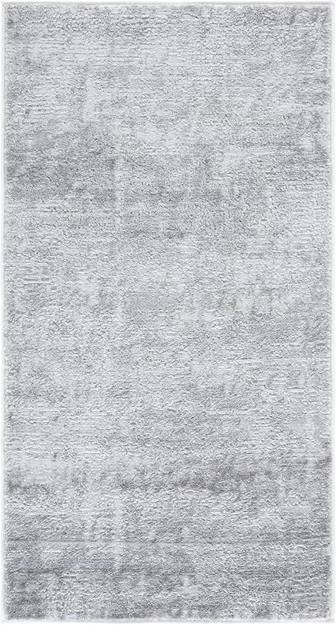 SAFAVIEH Amelia Collection Area Rug - 2'2" x 4', Ivory & Stone Grey, Modern Abstract Design, Non-Shedding & Easy to Clean, Ideal for Hallway, Foyer, Entryway, Accent Space (ALA700E)