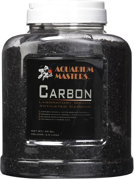 39 Ounce Premium Laboratory Grade Super Activated Carbon with Free Media Bag Inside - AM Brand
