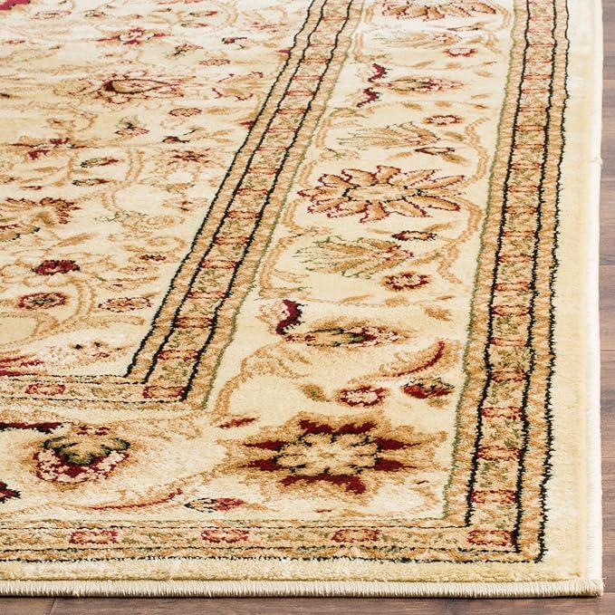 SAFAVIEH Lyndhurst Collection Runner Rug - 2'3" x 22', Ivory & Ivory, Traditional Oriental Design, Non-Shedding & Easy Care, Ideal for High Traffic Areas in Living Room, Bedroom (LNH212L)
