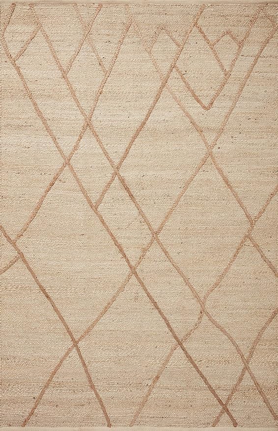 Loloi Bodhi Collection BOD-01 Ivory/Natural 2'-6" x 7'-6" Runner Rug