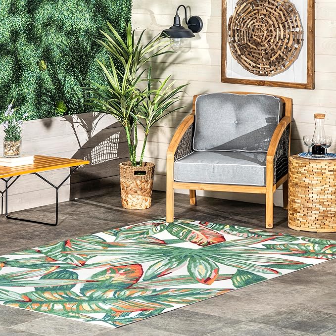 nuLOOM Contemporary Floral Lindsey Area Rug, 6' Round, Multi