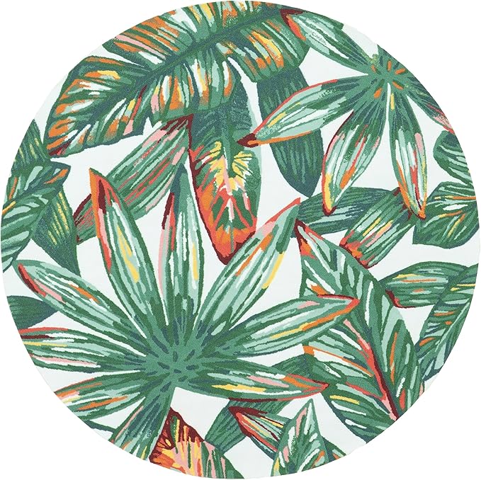 nuLOOM Contemporary Floral Lindsey Area Rug, 6' Round, Multi