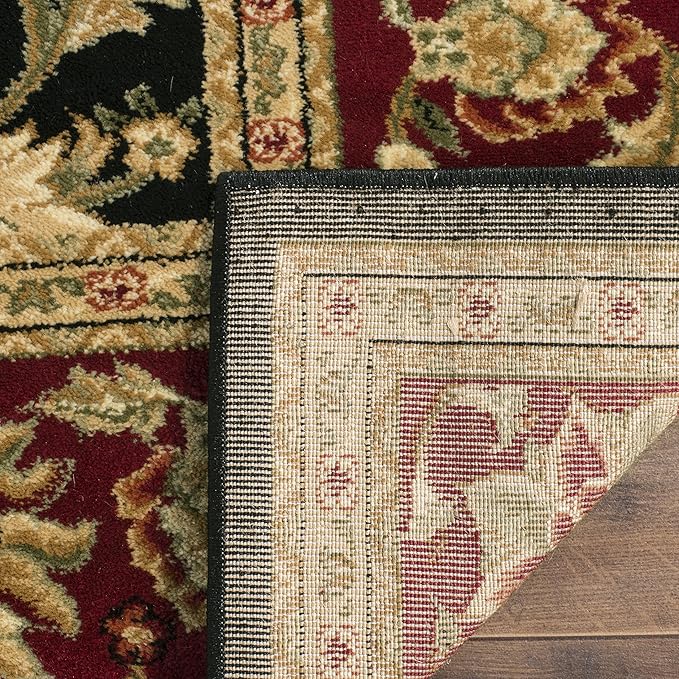 SAFAVIEH Lyndhurst Collection Runner Rug - 2'3" x 18', Black & Red, Traditional Oriental Design, Non-Shedding & Easy Care, Ideal for High Traffic Areas in Living Room, Bedroom (LNH212G)