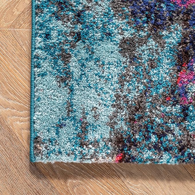 nuLOOM Reva Colorful Abstract Accent Rug, 3x5, Multi