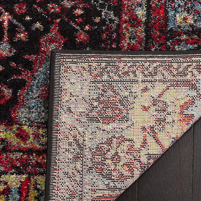 SAFAVIEH Vintage Hamadan Collection Accent Rug - 2'3" x 4', Orange & Multi, Traditional Design, Non-Shedding & Easy Care, Ideal for High Traffic Areas in Entryway, Living Room, Bedroom (VTH217B)