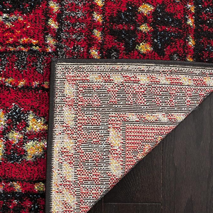SAFAVIEH Vintage Hamadan Collection X-Large Area Rug - 11' x 15', Red & Multi, Oriental Persian Design, Non-Shedding & Easy Care, Ideal for High Traffic Areas in Living Room, Bedroom (VTH213A)