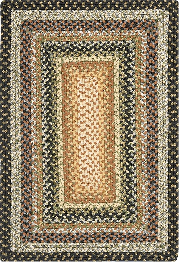 SAFAVIEH Washable Rug Outdoor Braided Collection - 2' x 3', Multi, Handmade & Reversible, Non-Shedding & Easy to Clean, Ideal for Entryway, Patio, Kitchen, Mudroom, Front Door (BRD308A)