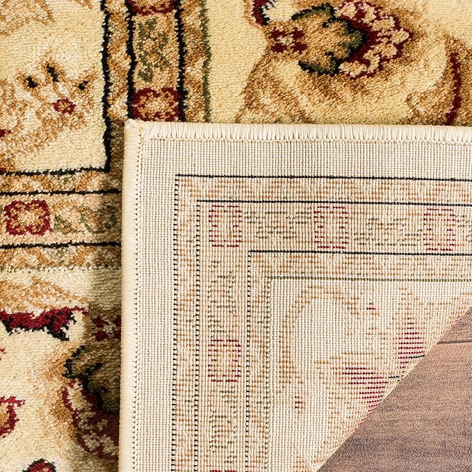 SAFAVIEH Lyndhurst Collection Runner Rug - 2'3" x 20', Ivory & Ivory, Traditional Oriental Design, Non-Shedding & Easy Care, Ideal for High Traffic Areas in Living Room, Bedroom (LNH212L)