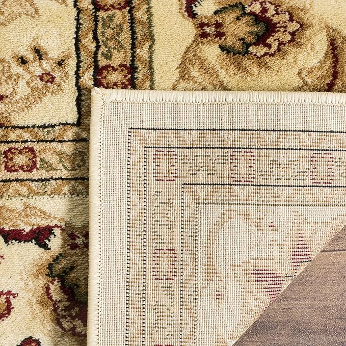 SAFAVIEH Lyndhurst Collection Runner Rug - 2'3" x 22', Ivory & Ivory, Traditional Oriental Design, Non-Shedding & Easy Care, Ideal for High Traffic Areas in Living Room, Bedroom (LNH212L)