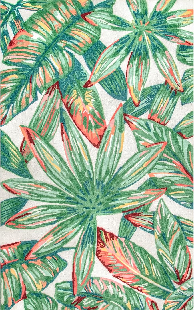 nuLOOM Contemporary Floral Lindsey Area Rug, 8' Square, Multi