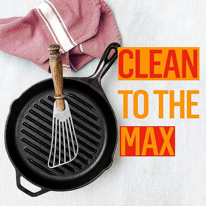 Giant Lion Griddle Master MAX - Powerful Food-Safe Noncaustic Grill and Griddle Cleaner - 32 Oz. Bottle (1 Count)