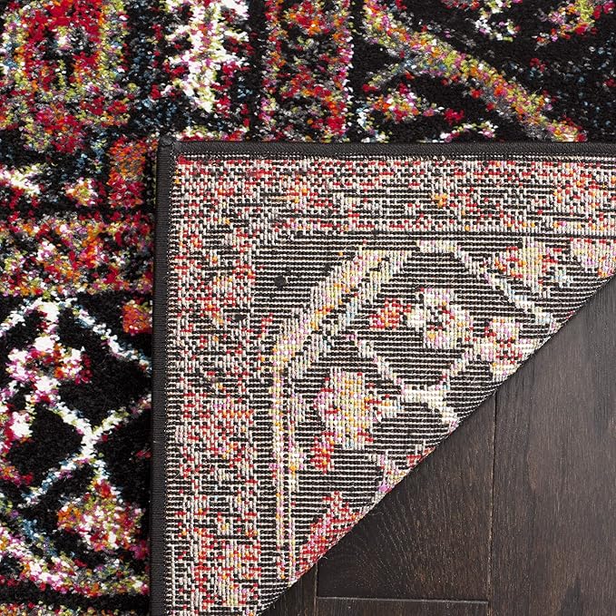 SAFAVIEH Vintage Hamadan Collection Runner Rug - 2'3" x 16', Red & Multi, Oriental Traditional Persian Design, Non-Shedding & Easy Care, Ideal for High Traffic Areas in Living Room, Bedroom (VTH215A)