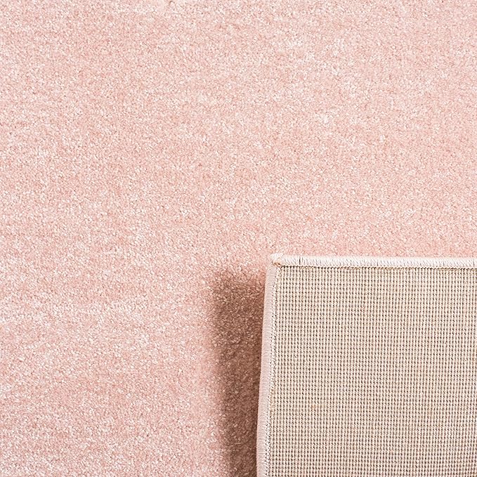 SAFAVIEH Carousel Kids Collection Area Rug - 8' x 10', Pink & Ivory, Non-Shedding & Easy Care, Ideal for High Traffic Areas for Boys & Girls in Playroom, Nursery, Bedroom (CRK163P)