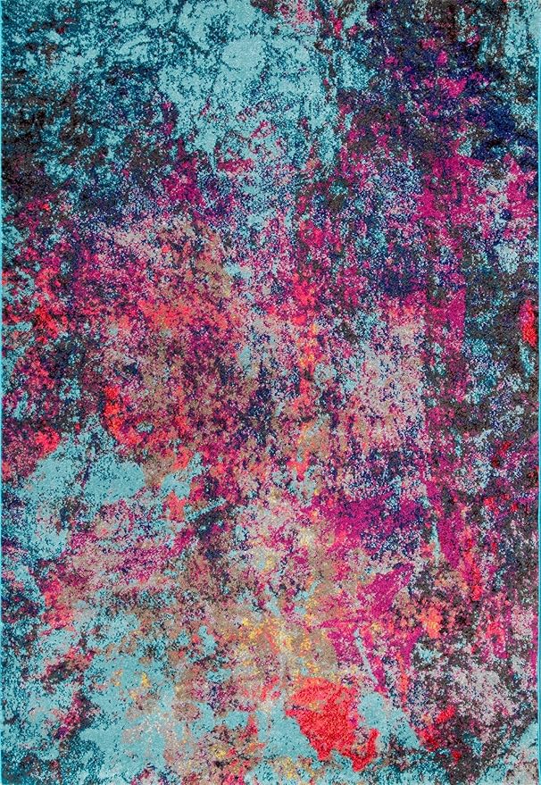 nuLOOM Reva Colorful Abstract Area Rug, 9x12, Multi