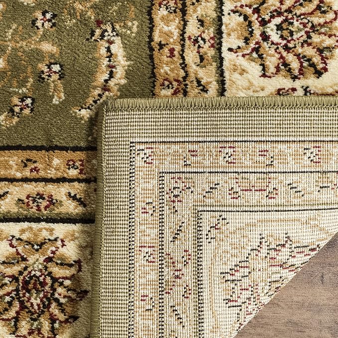 SAFAVIEH Lyndhurst Collection Runner Rug - 2'3" x 20', Sage & Ivory, Traditional Oriental Design, Non-Shedding & Easy Care, Ideal for High Traffic Areas in Living Room, Bedroom (LNH219B)