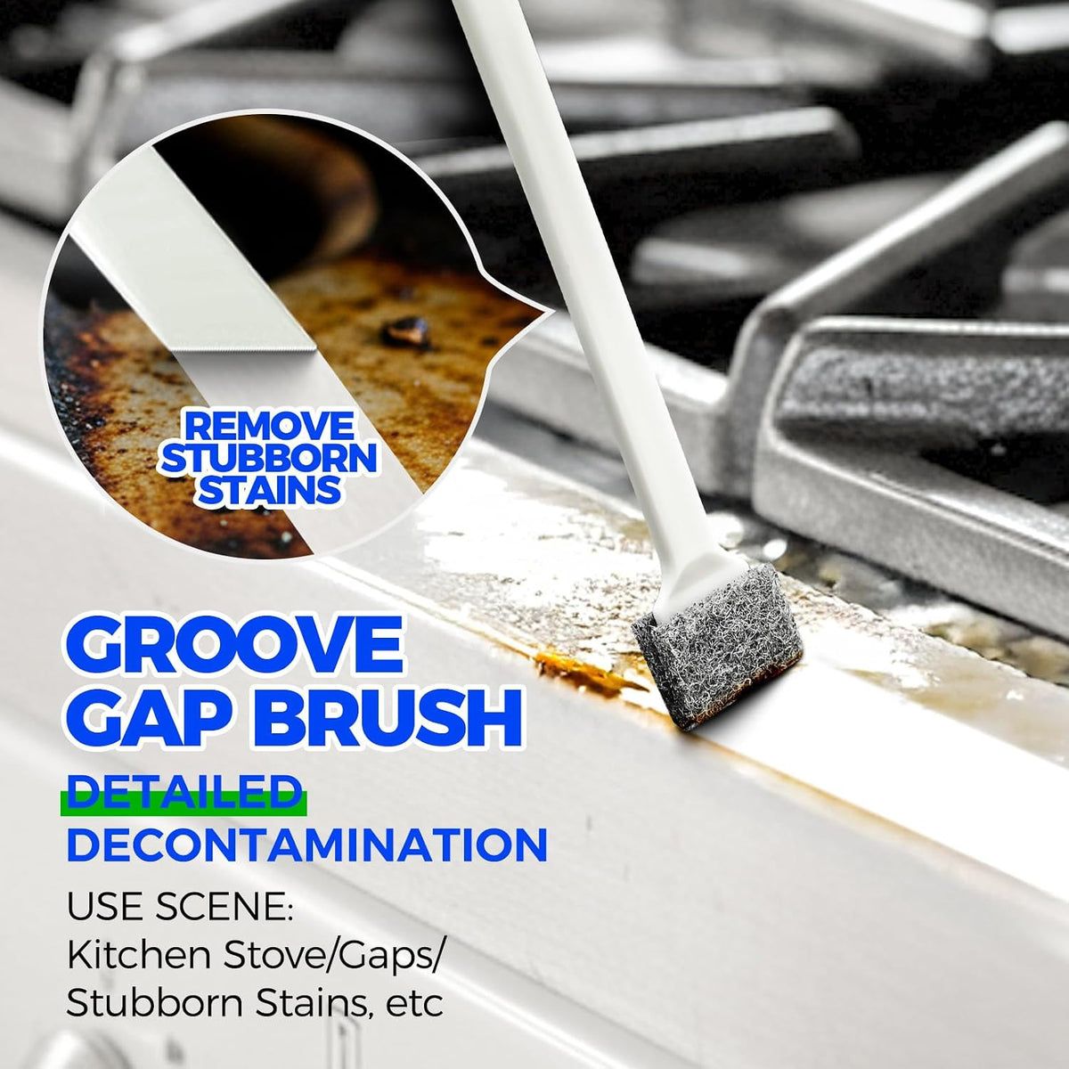 5 Pack Cleaning Scrub Brushes, Kitchen & Floor Cleaning Brushes, Durable Handheld Brush Set For Tile, Grout, Sink & Home - Image 2