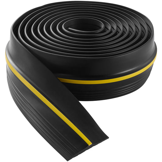 Garage Door Threshold Seal Strip, 16.5 FT Universal Garage Door Floor Seal Strip With Adhesive, Garage Door Bottom Weatherproof Strip, Upgraded Thick PVC DIY Weather Stripping Repl