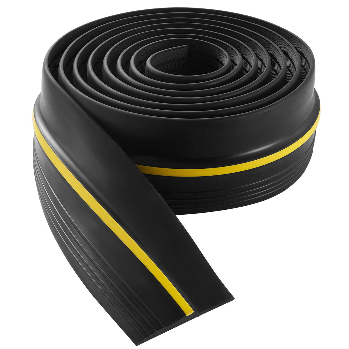 Garage Door Threshold Seal Strip, 12 FT Universal Garage Door Floor Seal Strip With Adhesive, Garage Door Bottom Weatherproof Strip, Upgraded Thick PVC DIY Weather Stripping Replac